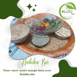 Bsissa blé composé essentiellement du blé complet et des foul masri,droo,homes et autres 