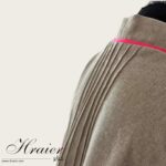 Gilet hayek en beige hand made