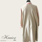 Gilet hayek en beige hand made