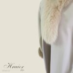 manteau cachemire avec fourrure