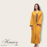 Jebba jaune hand made Tunisie