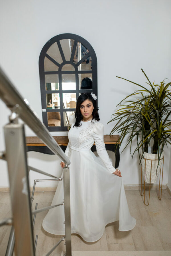 Robe blanche de mariée, fiançailles// فستان زفاف، خطوبة Tunisie
