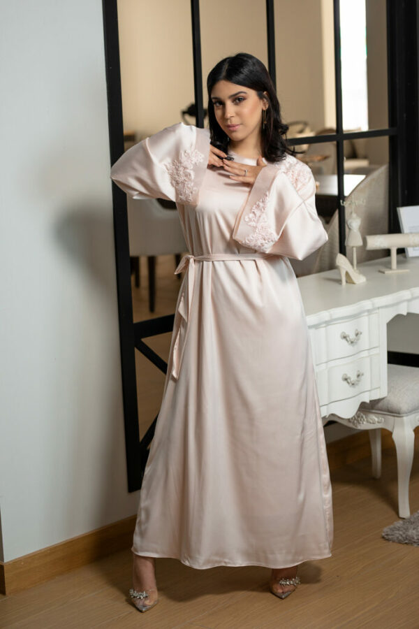 Robe abaya rose Tunisie