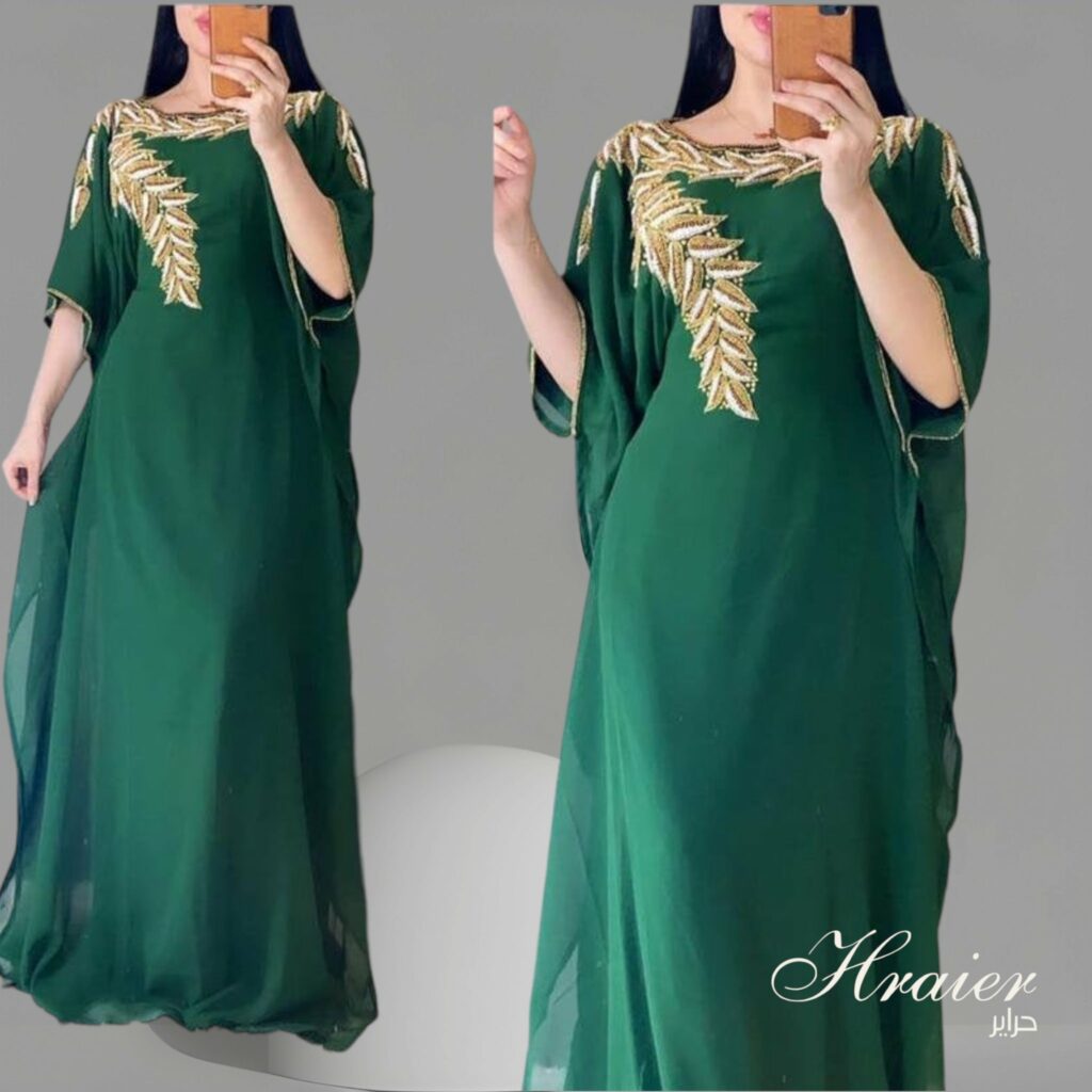 Caftan Lella en plusieurs coloris sur mesure Tunisie