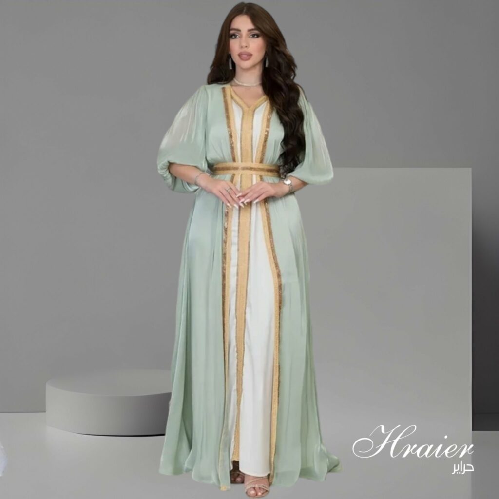 Caftan tunisien Luxe sur mesure - قفطان عصري تونسي Tunisie