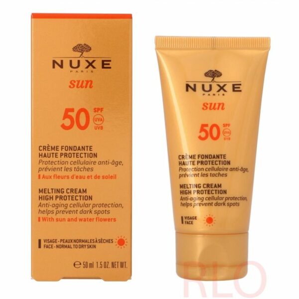 Nuxe Sun - Crème fondante visage SPF50 de 50ml. Tunisie