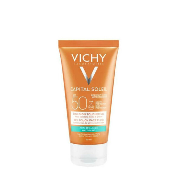 Vichy - protection solaire toucher sec SPF50+ - Emulsion anti-brillance Capital Soleil, 50ml Tunisie