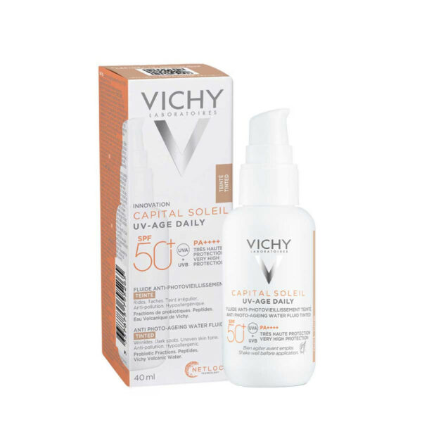 Vichy Capital Soleil UV-Age Daily -crème solaire teintée anti-photovieillissement SPF50+ - Format 40ml. Tunisie