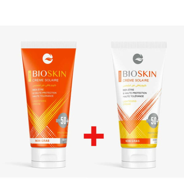 Pack Bioskin 50ml - crème solaire invisible et teintée SPF50+ Tunisie