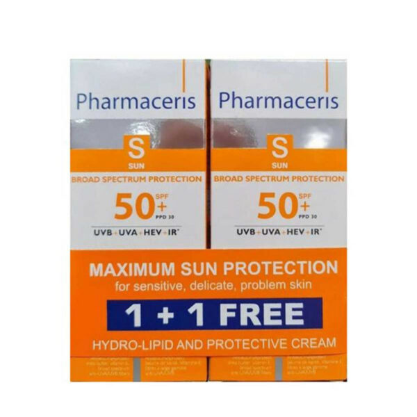 Pharmaceris S Spectrum - Écran solaire invisible - Protect SPF 50+ - 50ml en pack promotionnel. Tunisie