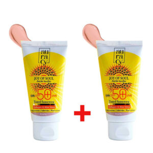 Pack Écran Solaire Teinté SPF50+ Auracy - Rose - 50g : Protection et Hydratation Intenses para Tunisie