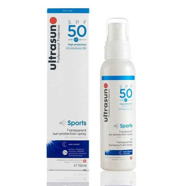 Ultrasun - spray solaire sportif - SPF50+ en format de 150ml. Tunisie