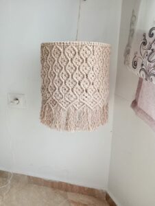 Veilleuse macramé pour décoration. Tunisie