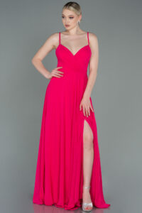 Robe De Soirée Longue Fushia Tunisie