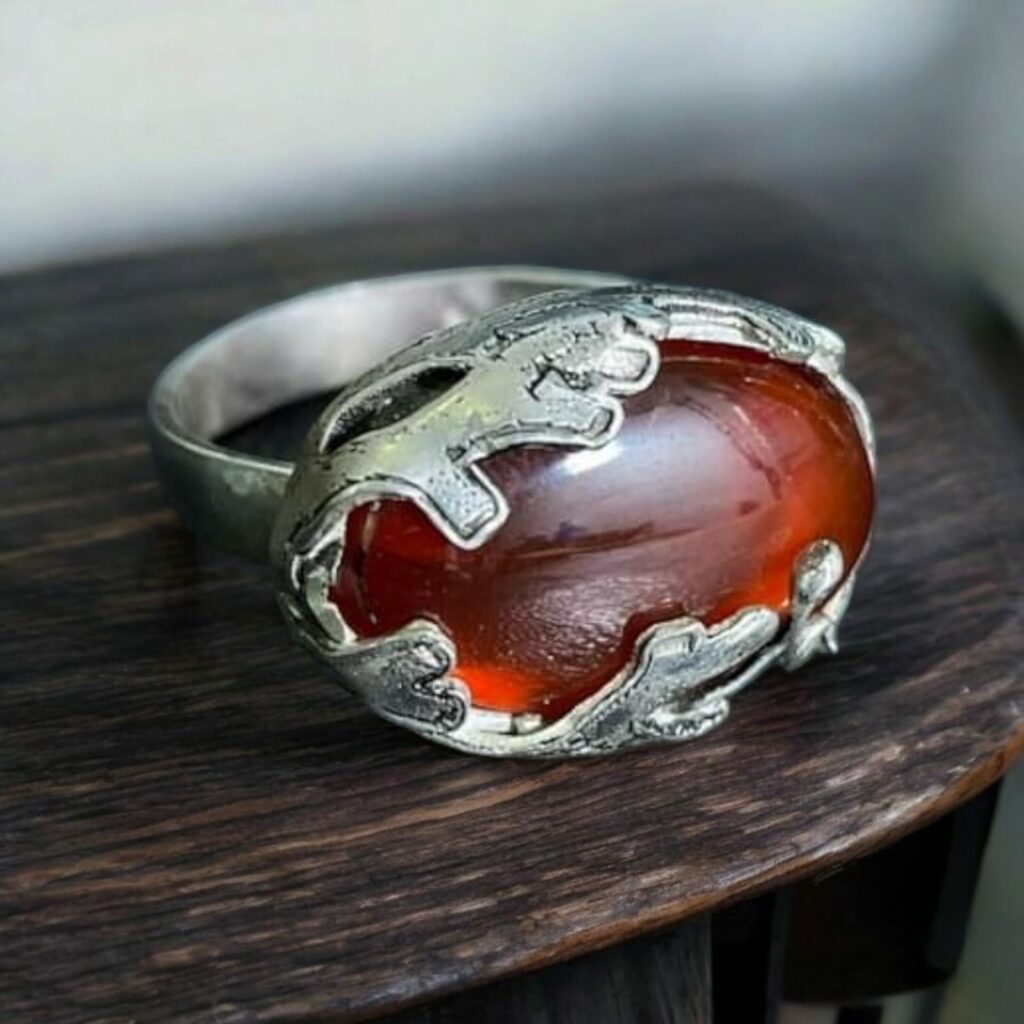 Bague carnelian