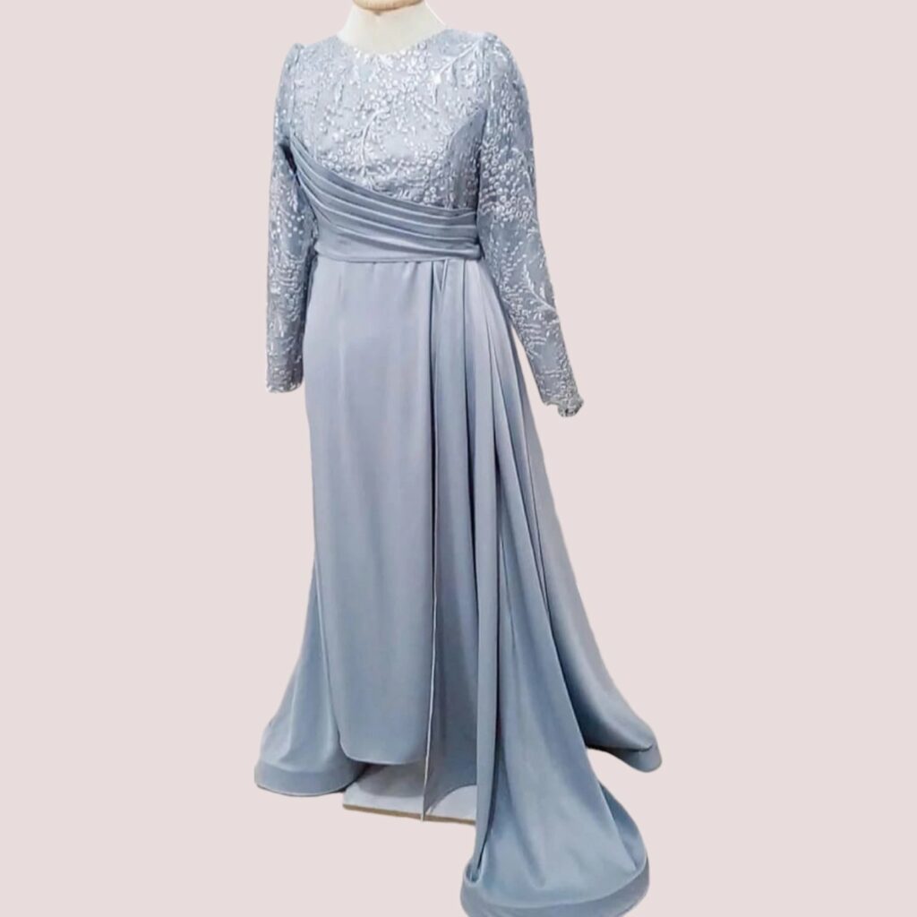 Robe bleu pour mariage by FIL Platine Tunisie