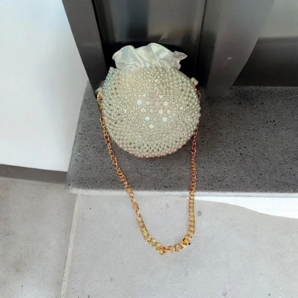 Sac en perle blanc by Amri Gift Tunisie