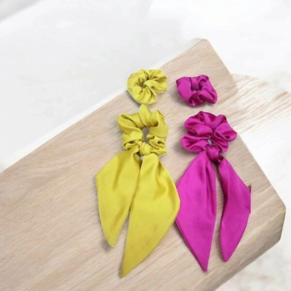 Bondes pour cheveux en satin et foulard divers couleurs Tunisie