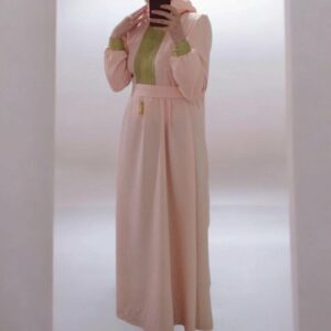 Robe en satin osaka by Ghalia Tunisie