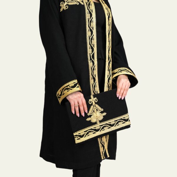 Robe veste brodé machmoum by Nayla Créa Tunisie