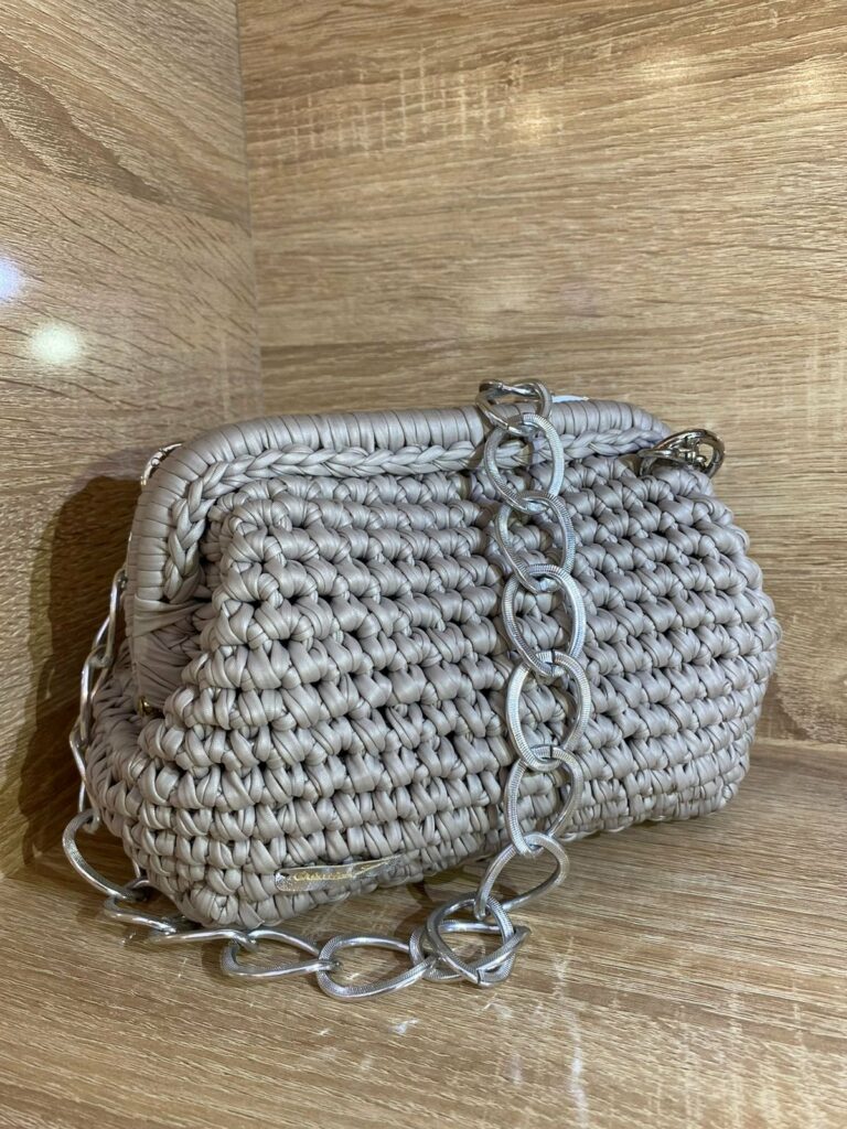 Clutch en crochet fil métallique Tunisie