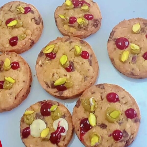 Cookies pistache framboise - Dame Noisette Tunisie