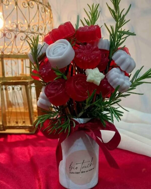 Bouquet de bienvenue en savons Tunisie