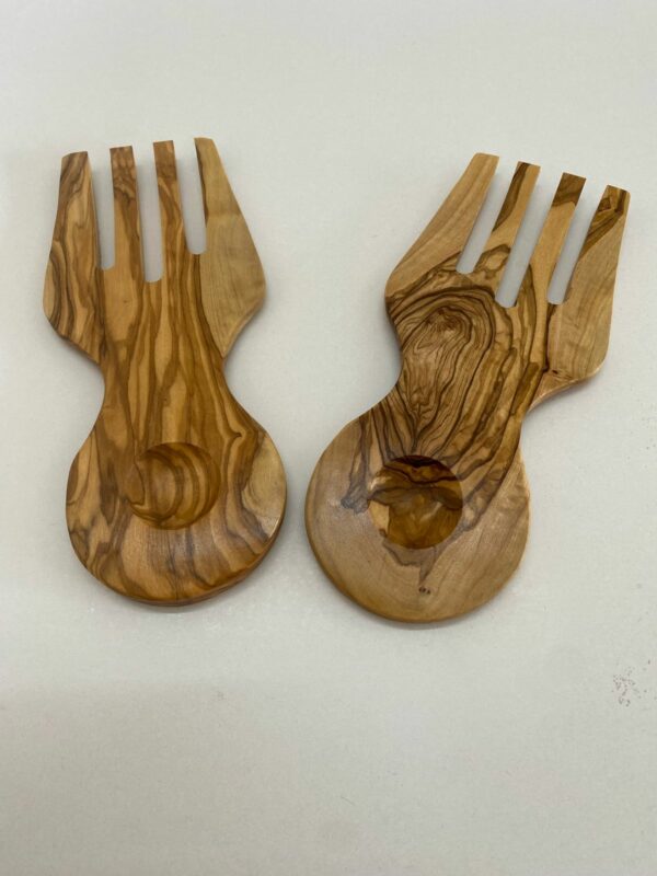 olivewood salad fork set of 2 Tunisie