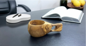 MUG en bois d'oliviers Tunisie