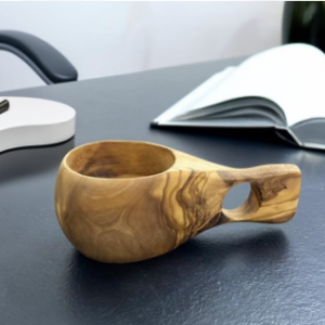 MUG en bois d'oliviers Tunisie