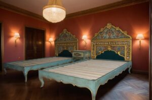 Chambre enfant style artisanal – Tête de lit sur mesure (1m ou 1m20), couleur au choix. Tunisie