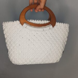 Sac crochet blanc Tunisie