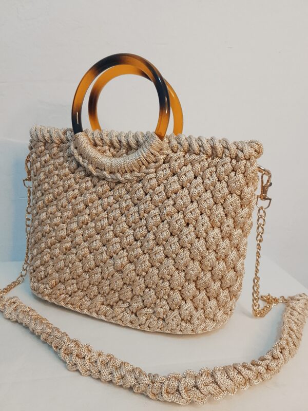 Sac crochet beige Tunisie