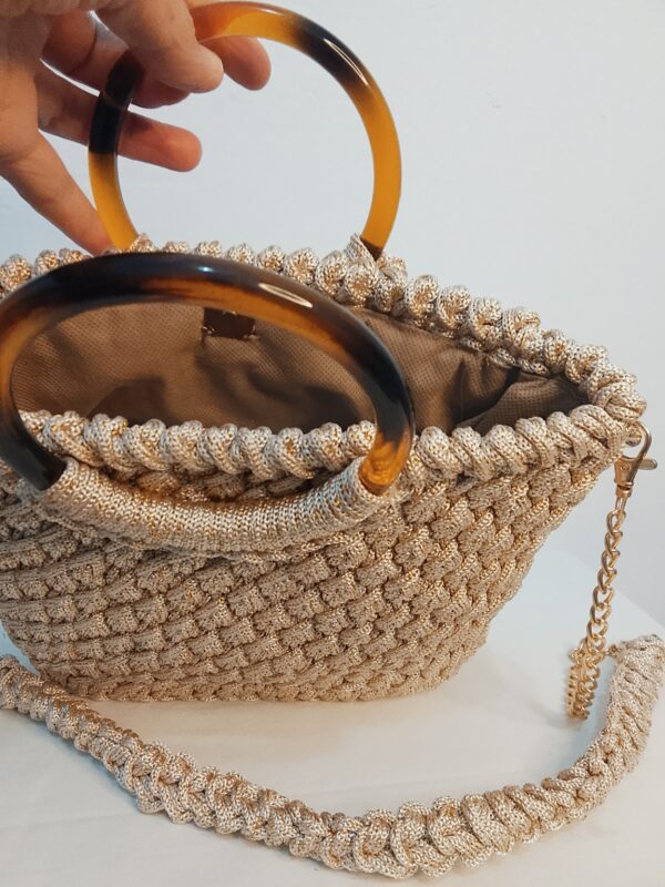 Sac crochet beige Tunisie
