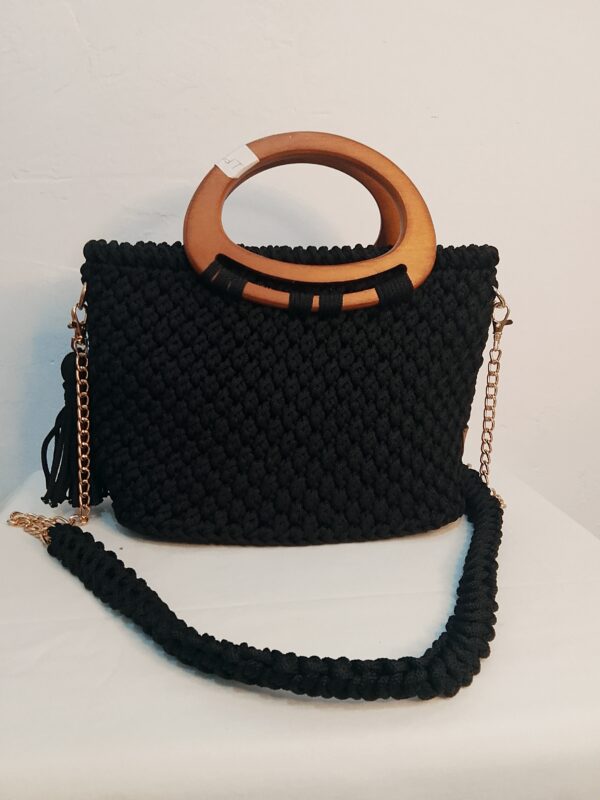 Sac crochet noir Tunisie