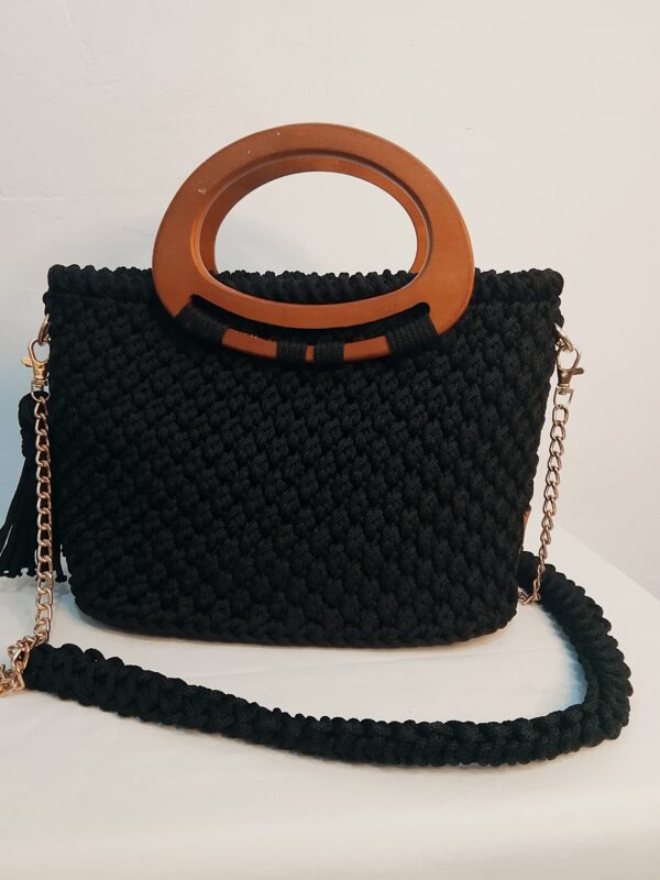 Sac crochet noir Tunisie