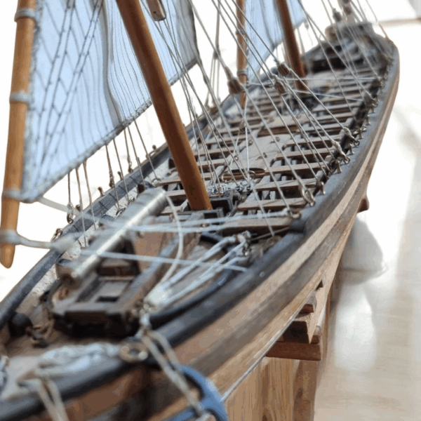 Maquette de navire de guerre Américain Tunisie