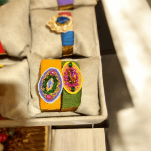 Bracelet et manchette en tissu artisanal Tunisie