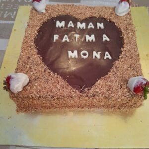 Gâteau noisette chocolat Tunisie