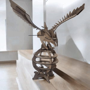 Motif de decoration en bois (piece unique) Tunisie