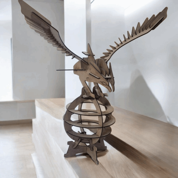 Motif de decoration en bois (piece unique) Tunisie