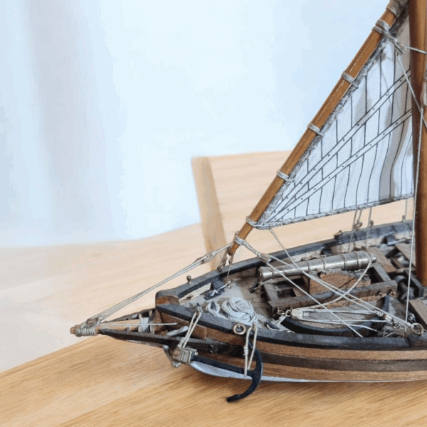 Maquette de navire de guerre Américain Tunisie