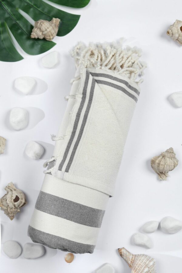 Fouta éponge tissée machine en coton Tunisie