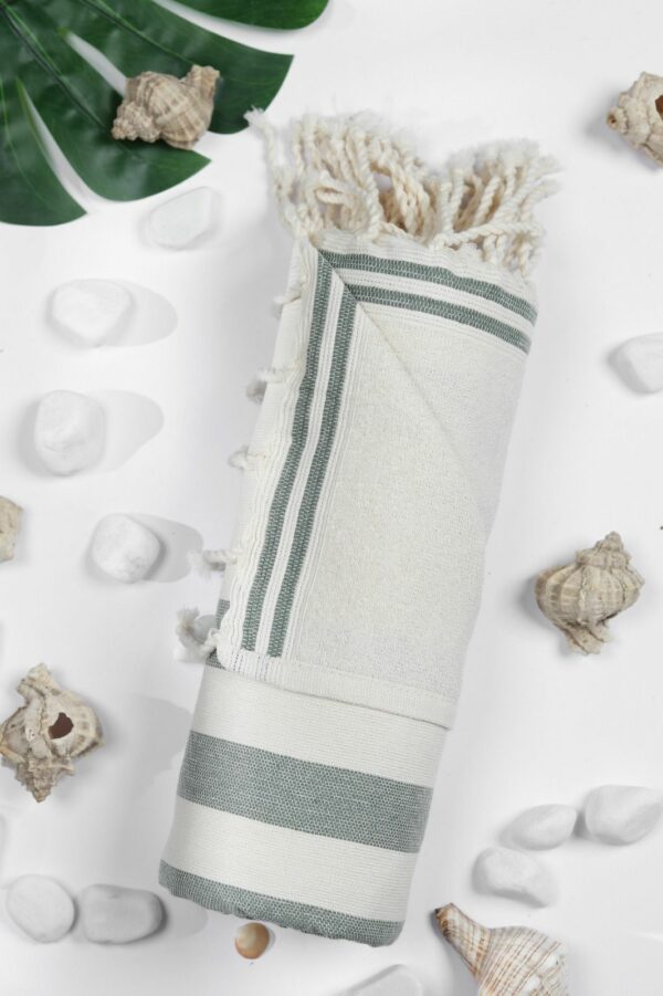 Fouta éponge tissée machine en coton Tunisie