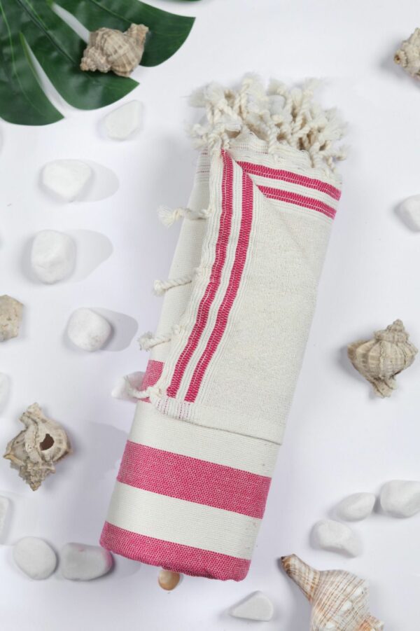 Fouta éponge tissée machine en coton Tunisie