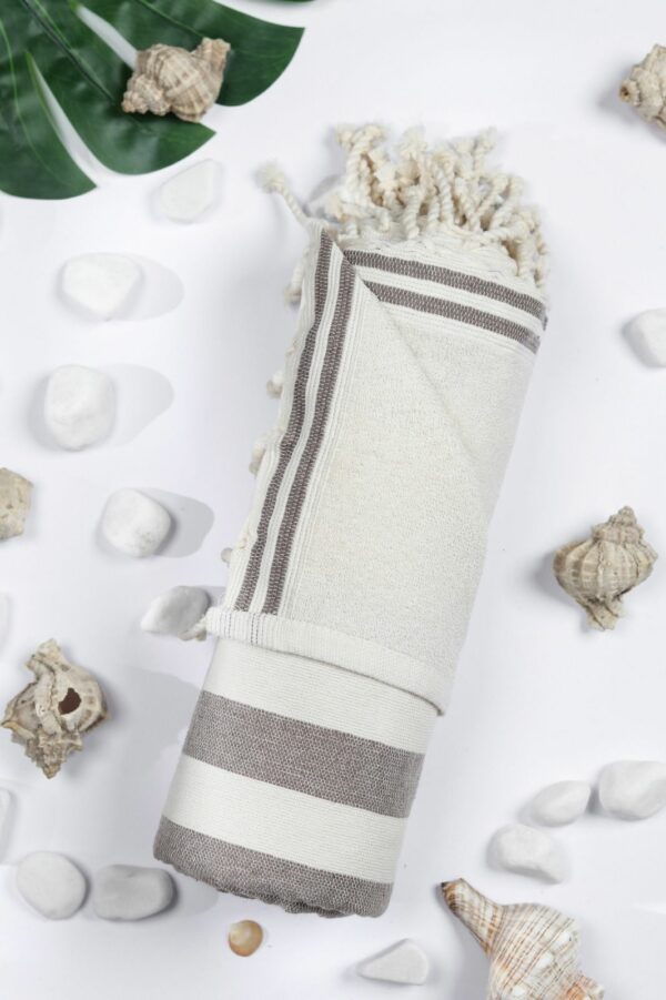 Fouta éponge tissée machine en coton Tunisie