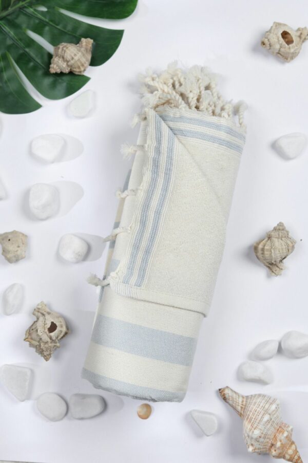 Fouta éponge tissée machine en coton Tunisie