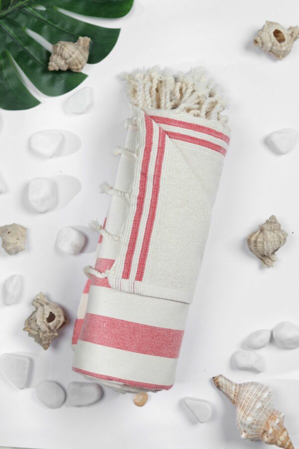 Fouta éponge tissée machine en coton Tunisie