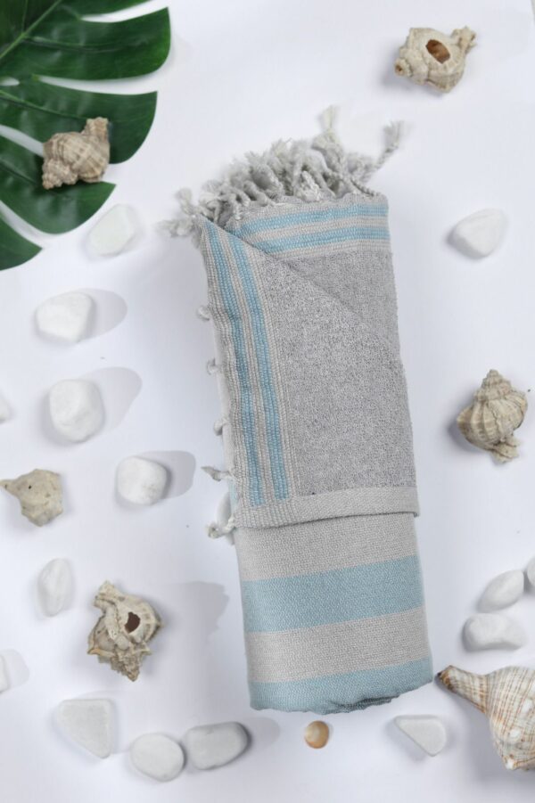 Fouta éponge tissée machine en coton Tunisie