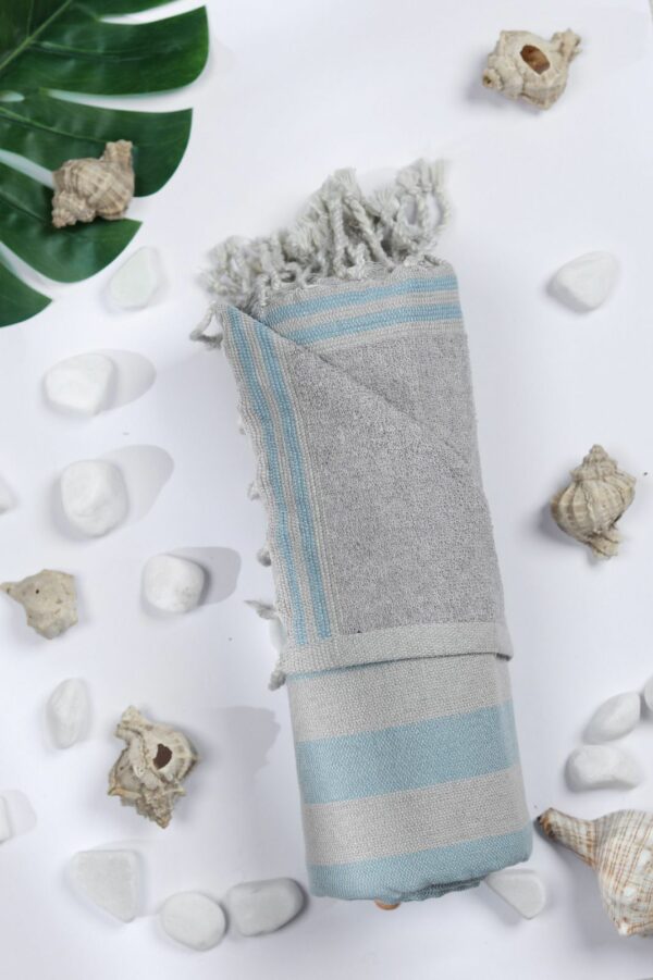 Fouta éponge tissée machine en coton Tunisie